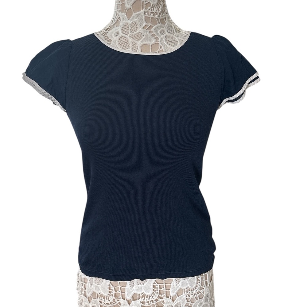 Ralph Lauren Navy Short Sleeve Top